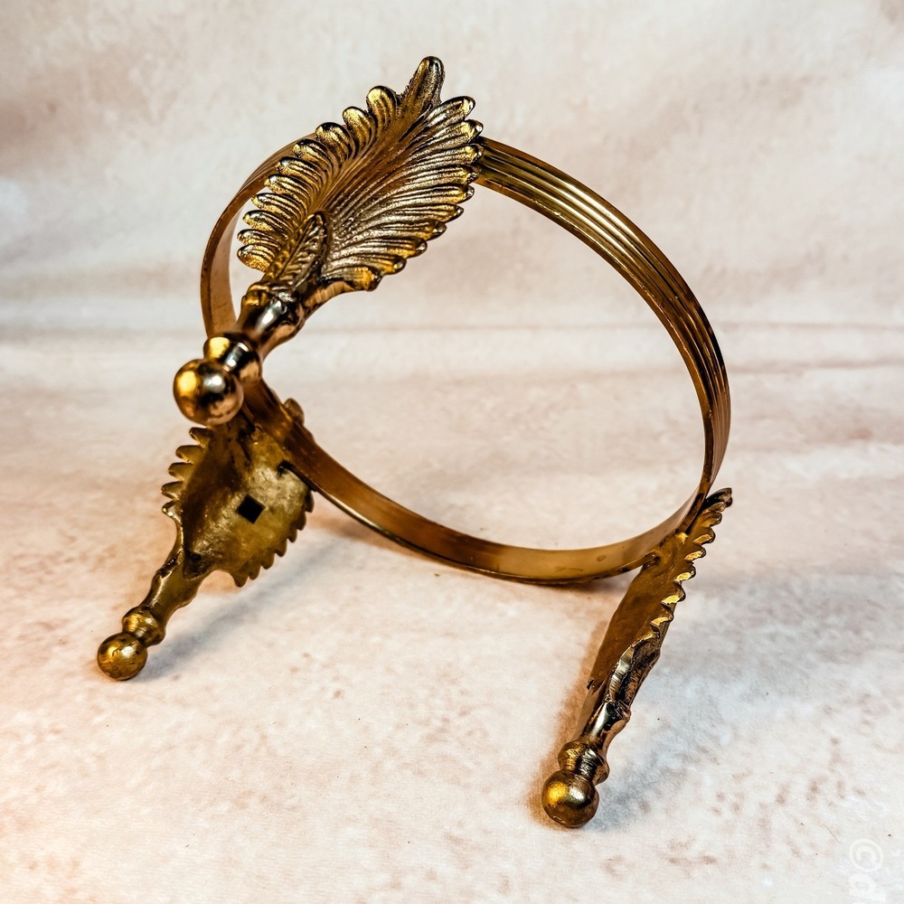 Brass Tripod Stand Display Holder - Picture 3 of 7